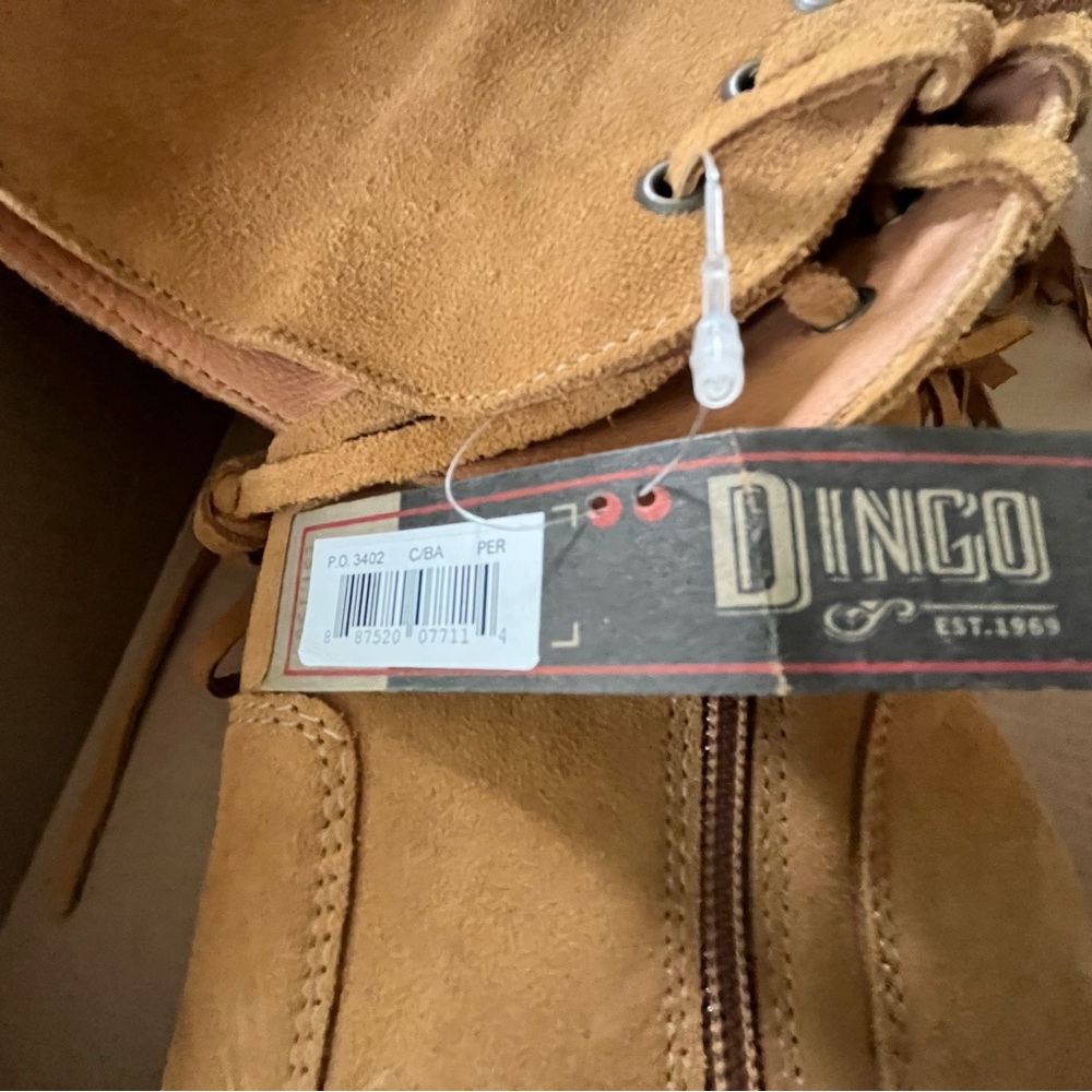 New in Box Dingo Suede Fringe Over the Knee Boot Size 8.5
